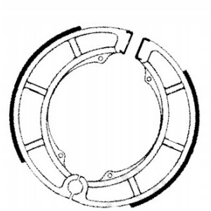 SZCZĘKI HAMULCOWE EBC 626 TYLNE 180X36MM SUZUKI VZ 800 M800 INTRUDER 05-16