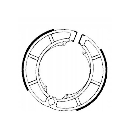 SZCZĘKI HAMULCOWE EBC 626 TYLNE 180X36MM SUZUKI VZ 800 M800 INTRUDER 05-16