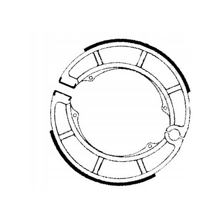 SZCZĘKI HAMULCOWE EBC 626 TYLNE 180X36MM SUZUKI VZ 800 VZ800 MARAUDER 97-03