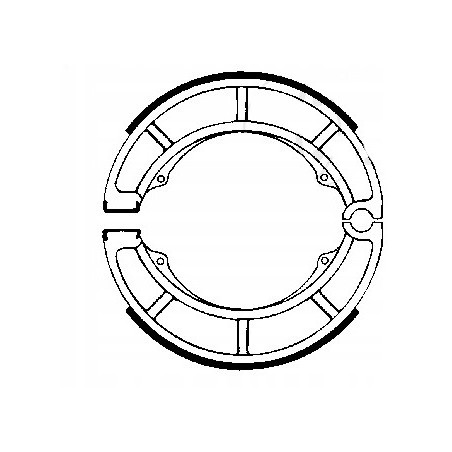 SZCZĘKI HAMULCOWE EBC 626 TYLNE 180X36MM SUZUKI VS 600 VS600 INTRUDER 95-97