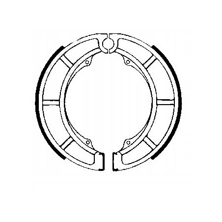 SZCZĘKI HAMULCOWE EBC 626 TYLNE 180X36MM SUZUKI VL 800 C800 INTRUDER 05-17