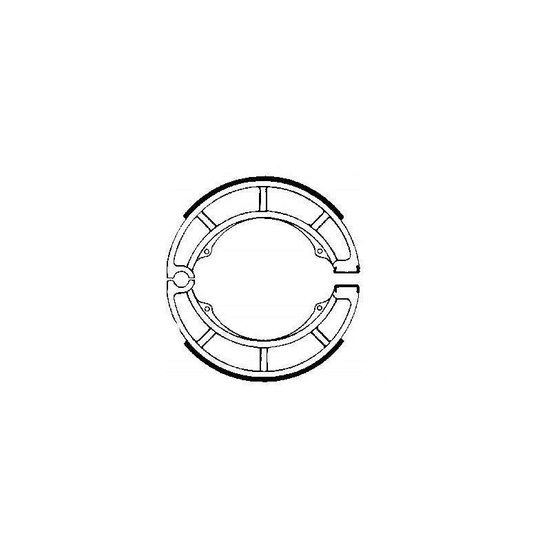 SZCZĘKI HAMULCOWE EBC 626 TYLNE 180X36MM SUZUKI LT-A 400 F KINGQUAD 2010-15