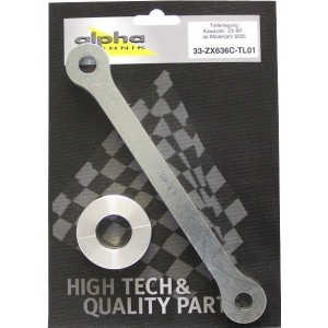 ZESTAW OBNIŻAJĄCY ZAWIESZENIE TYLNE ALPHA TECHNIK KAWASAKI ZX-6R 636 NINJA