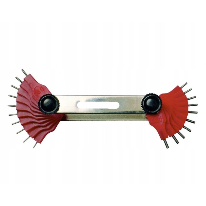 NARZĘDZIE DO ODCZYTU ROZMIARU DYSZY GAŻNIKOWEJ 1,5MM-3,0MM 16 ELEMENTÓW